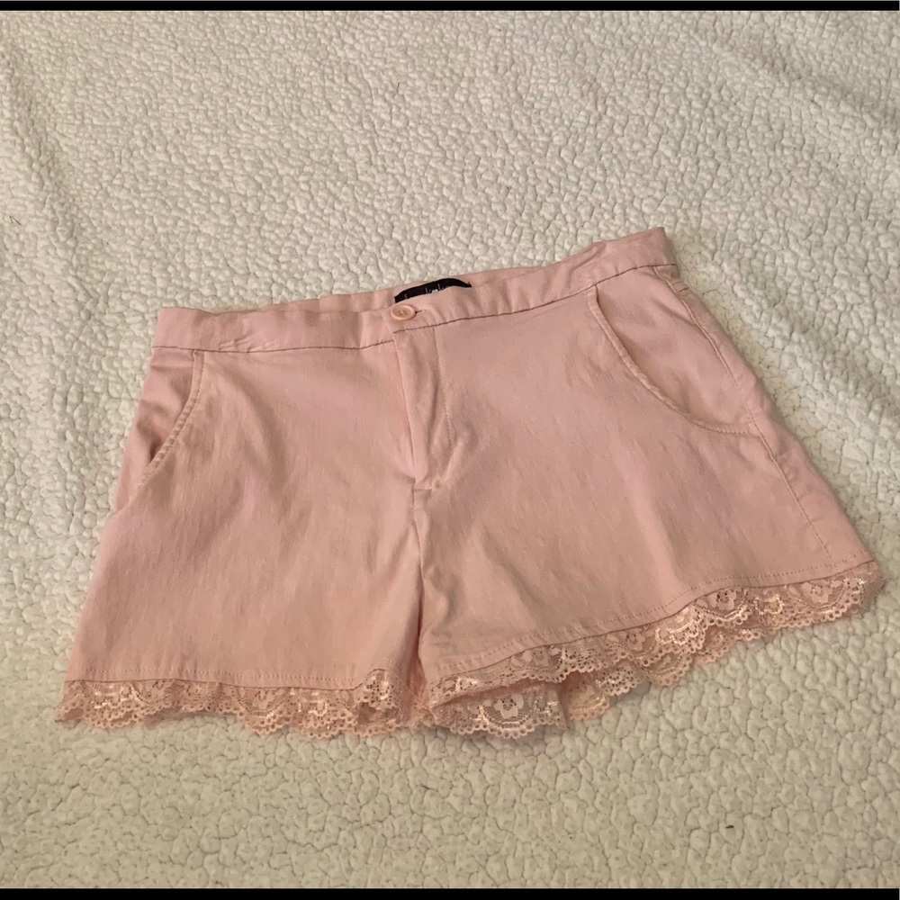 Pink Lacey Shorts